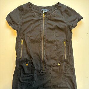 French connection casual dress, black, size 4